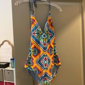 Jessica Simpson tie dye one piece